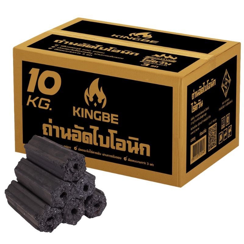 Standard 400 degree Very Long lasting  for BBQ Steak and steam pot Hexagon briquette charcoal standard wood grade 10 KG