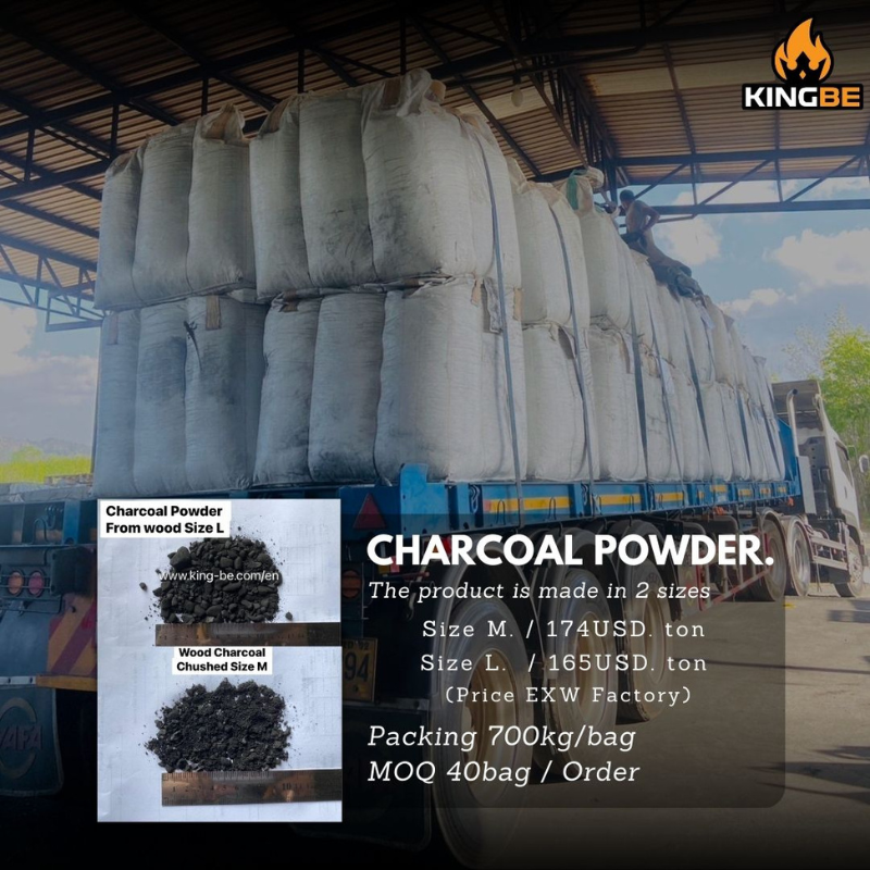 wood charcoal powder material