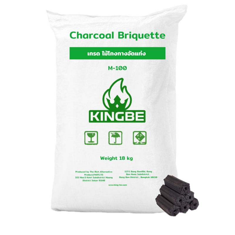 Standard BBQ 2-5 hours Hexagon briquette charcoal standard(wood) 18KG 